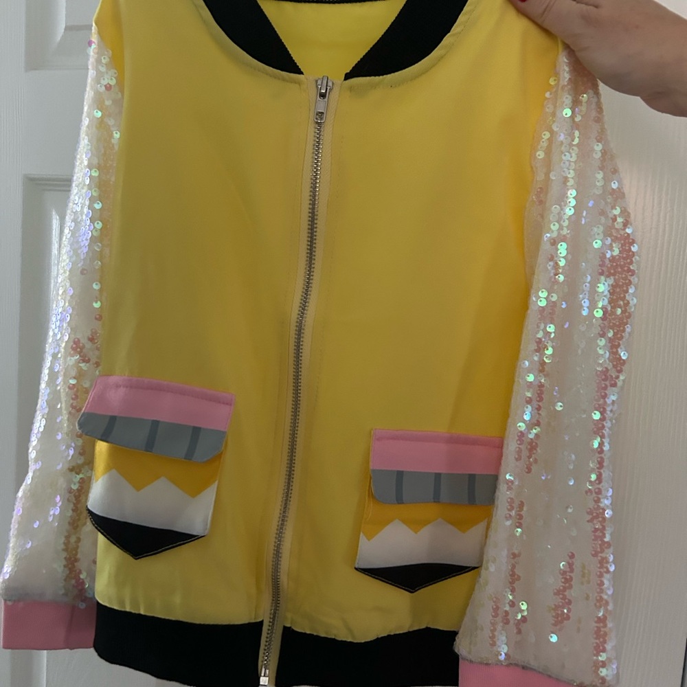 Girls pencil jacket. Size 8. NWOT. Adorable for year-round wear!